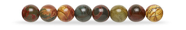 Red Creek Jasper Gemstone Beads